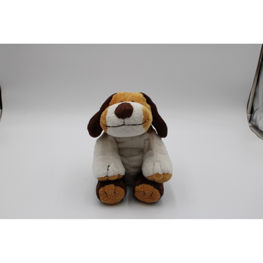 Vintage Ty Pluffies Whiffer Puppy Plush Dog Brown White Tan TyLux 2002